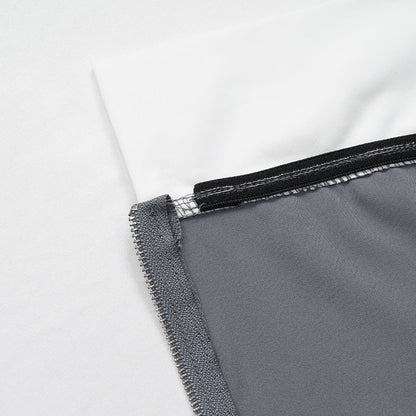 Katie – Contrasterende Vest met Wijde Broekspijpen, Modieuze Twee-Delige Set