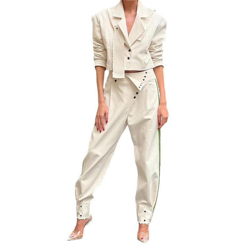 Janet – Elegante Temperament Blazer met Revers