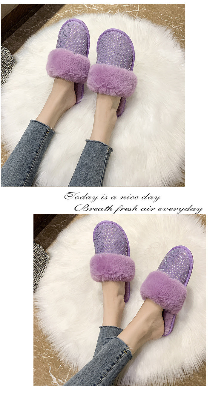 Lisa – Flache Damensandalen mit Strass