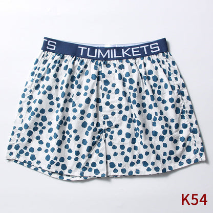 Allan – Bedrukte Herenboxershorts van Katoen