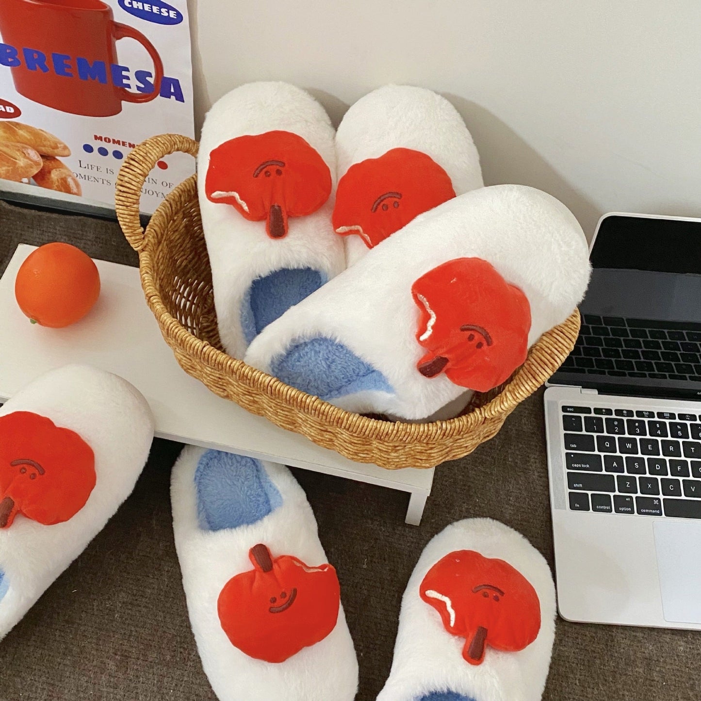 Francesca – Niedliche Plüsch-Hausschuhe aus Fleece für Damen