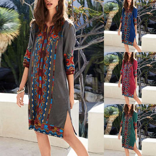 Danielle – Boho Tuniek Jurk