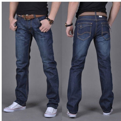 Thomas – Trendy Heren-Denim-Jeans met Rechte Pijpen