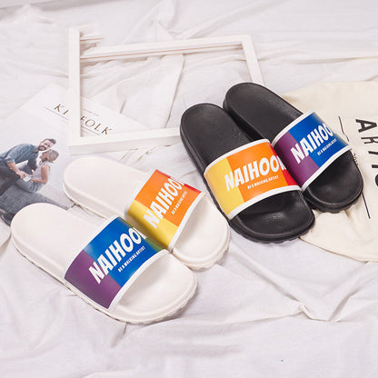 Leanne – Regenbogen Kunststoffsandalen für Damen