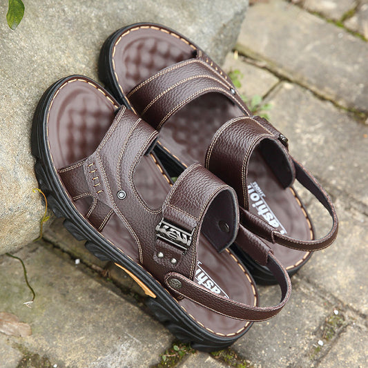 Ray – Comfortabele Heren Sandalen van Vegan Leer