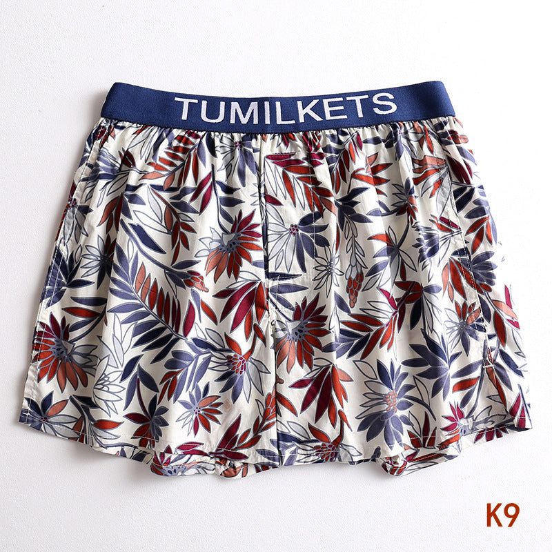 Allan – Bedrukte Herenboxershorts van Katoen