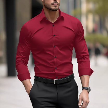 Miles – Lang Business-Casual Overhemd voor Heren