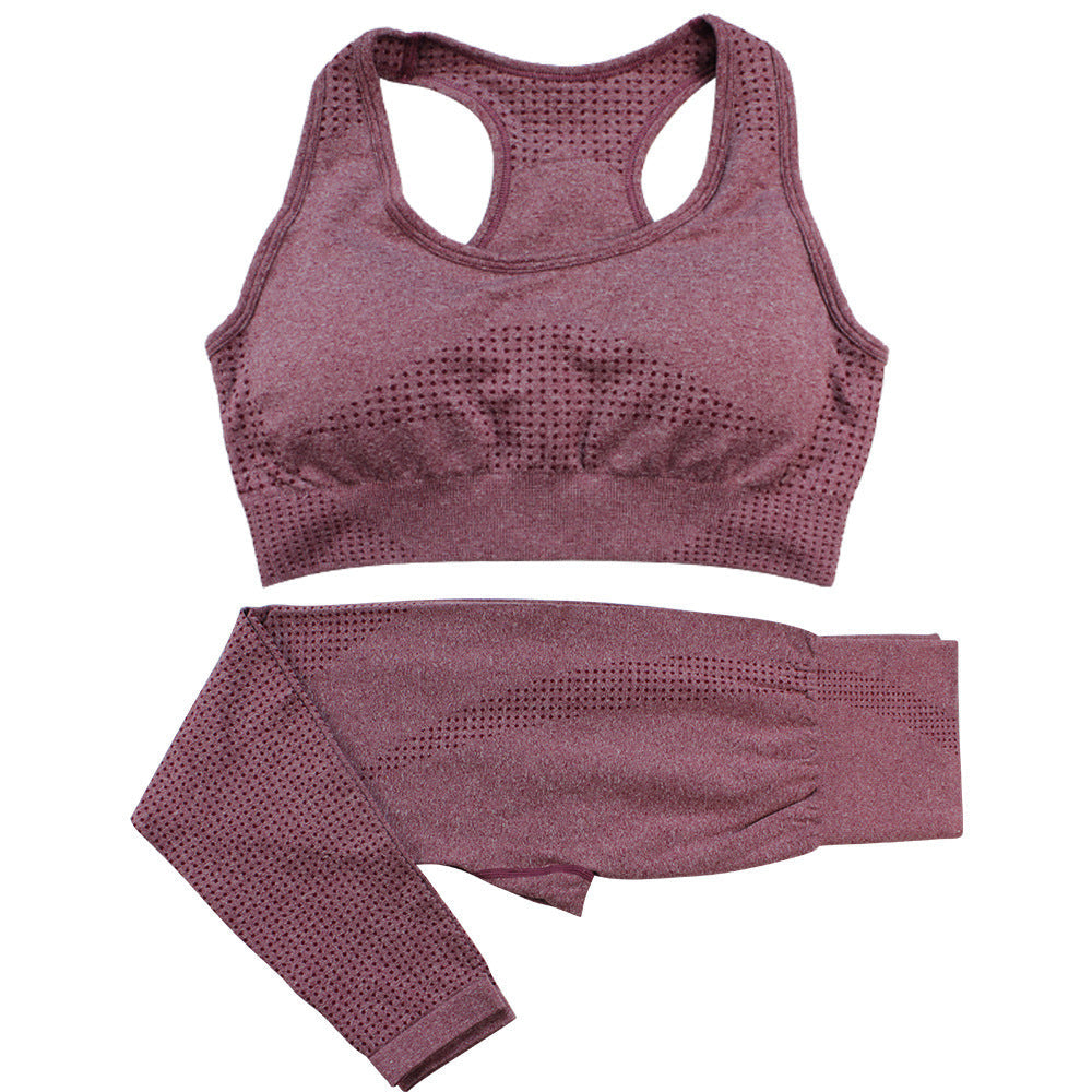 Amy – Naadloos Yoga-Set voor Vrouwen met Hoge Taille Leggings