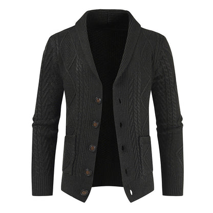 Ben – Relaxed Gebreid Vest met V-Hals van Vegan Leer