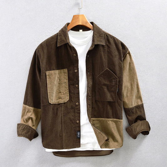 Wayne – Casual Corduroy Overhemd voor Heren