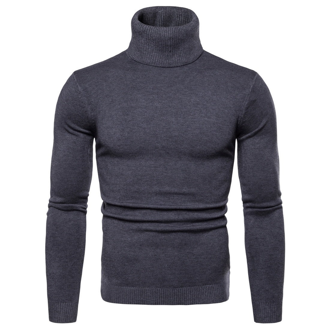 Ron – Thermo-Turtleneck Pullover voor Heren in Effen Designs