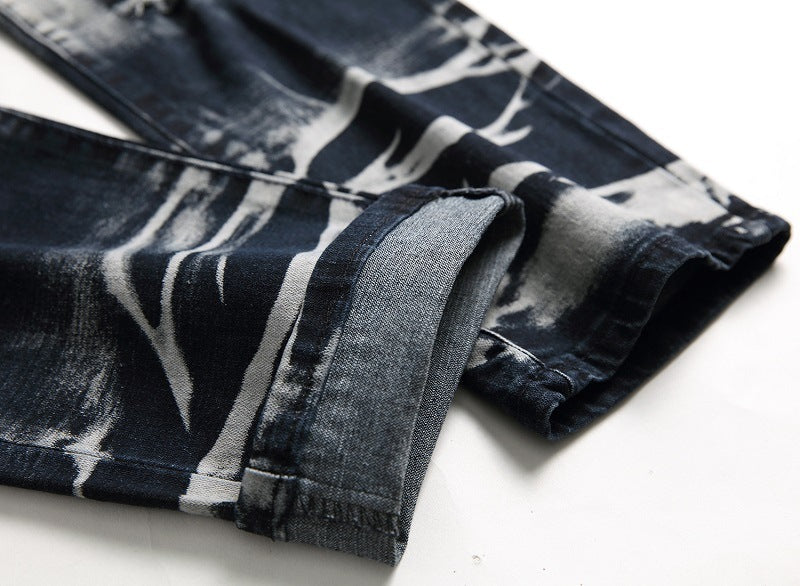 Matthew – Blau-Zwarte Herenjeans