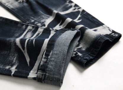 Matthew – Blau-Zwarte Herenjeans