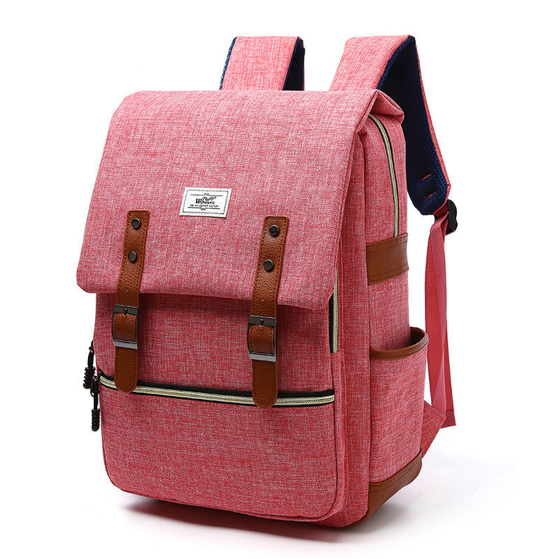 Ben – Vintage Canvas Rucksack met USB-Ladefunctie