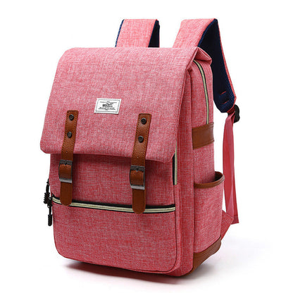 Ben – Vintage Canvas Rucksack met USB-Ladefunctie
