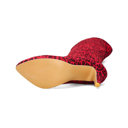 Rachael – Trendy Overknee Laarzen met Puntige Neus