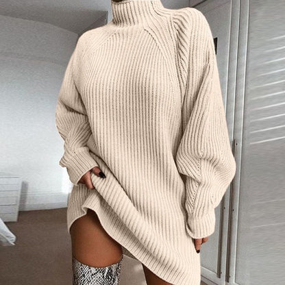 Lynda – Lange Coltrui Jurk Winter Warme Damestrui