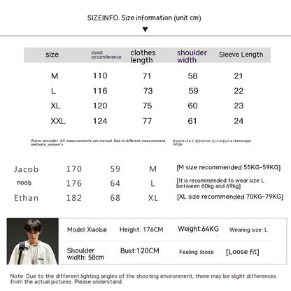Paul – Wafel Korte Mouw Herenkleding in Amerikaanse Stijl