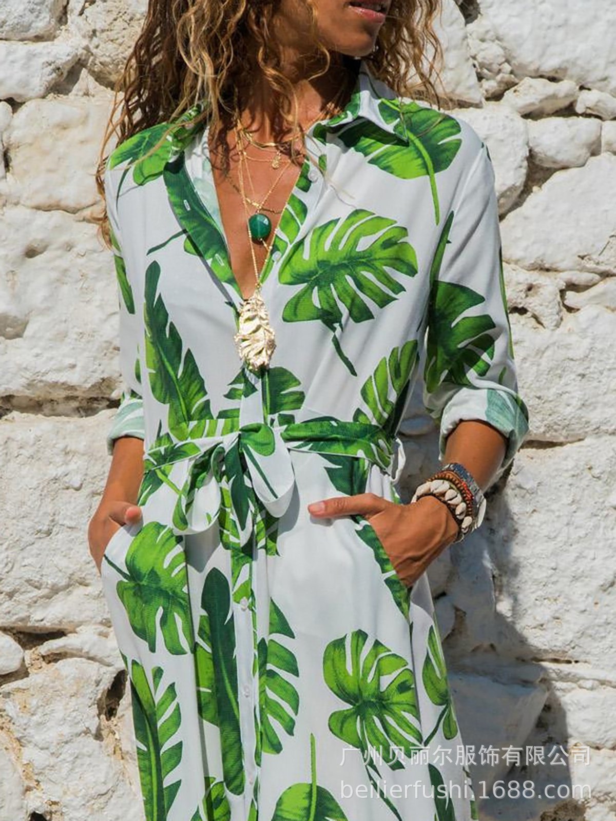 Lily – Vintage Chiffon Jurk