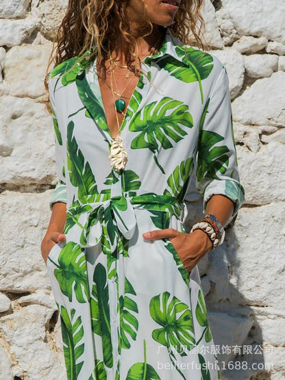 Lily – Vintage Chiffon Jurk