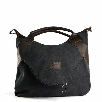 Miranda – Minimalistische Retro Schoudertas van Vintage Canvas