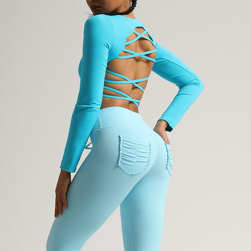 Jade – Sportief Yogatop met Uitsparingen