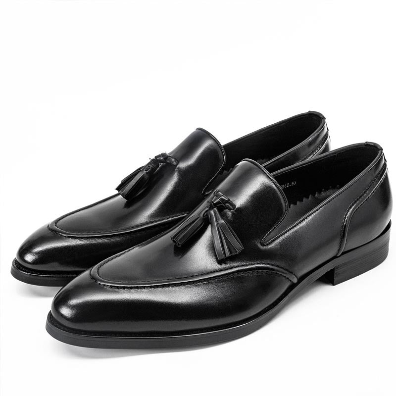 Lawrence – Business Casual Kwastenschoenen van vegan leer
