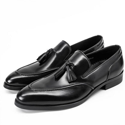 Lawrence – Business Casual Kwastenschoenen van vegan leer