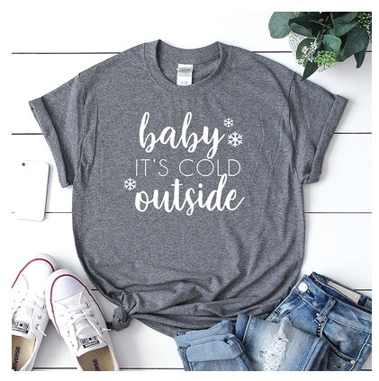 Christine – Dames T-Shirt van Katoen met Kruismotief
