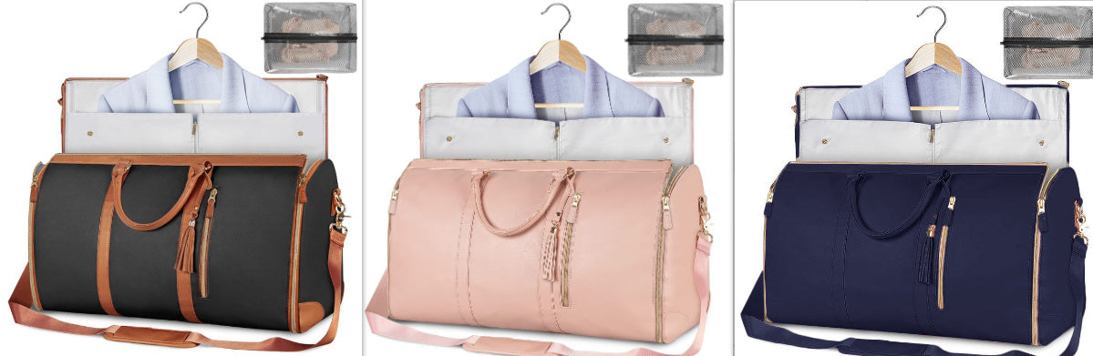 Lauren – Grote Capaciteit Reis-Duffle-Tas voor Vrouwen, Vouwbare Pak Tas, Waterdichte Kleding Tassen