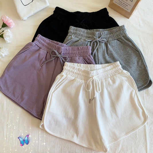 Calvin – Korte Sportshorts met Hoge Taille
