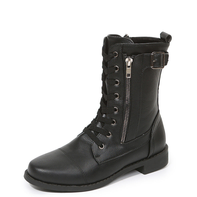 Angela – Veterschoenen met Zijrits voor Dames
