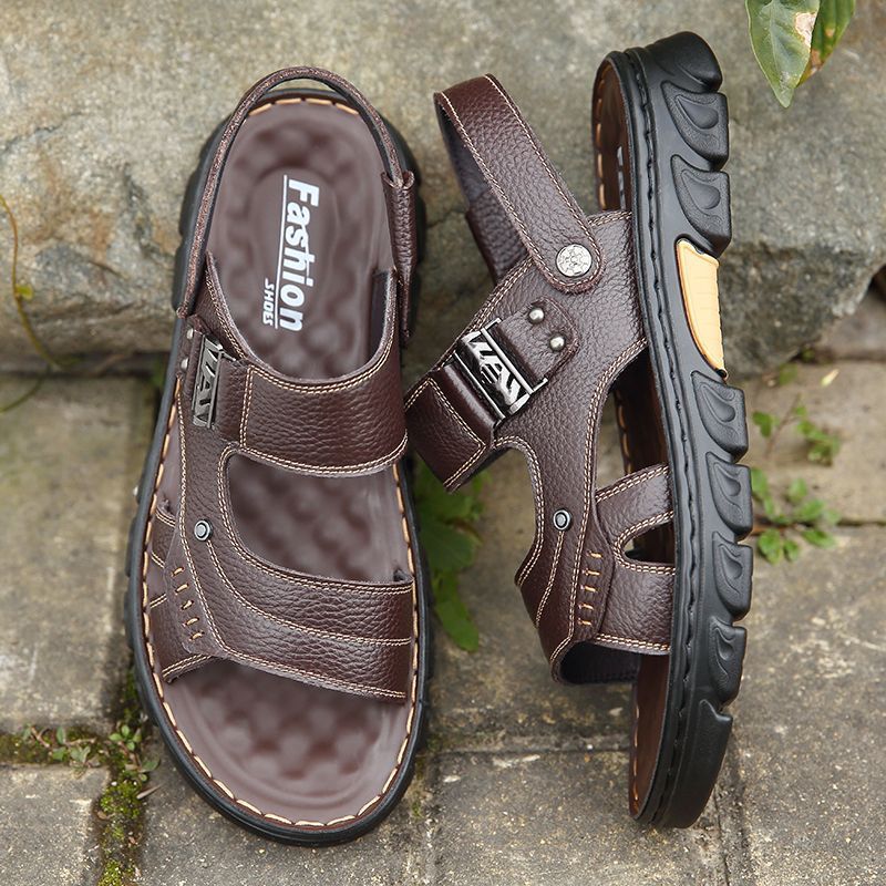 Ray – Comfortabele Heren Sandalen van Vegan Leer