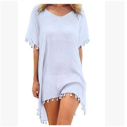Tamara – Losse Chiffon Tuniek voor het Strand