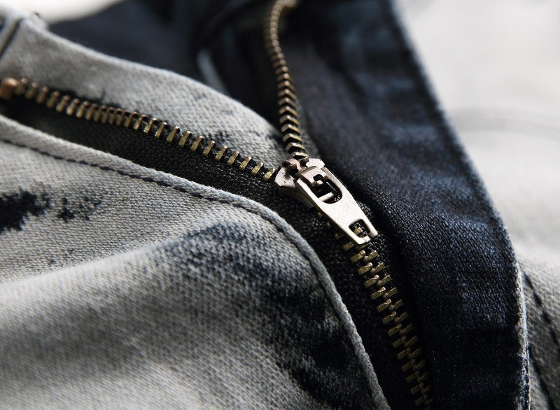 Matthew – Blau-Zwarte Herenjeans