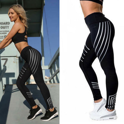 Lucy – Hoog elastische fitnesslegging met push-up-effect