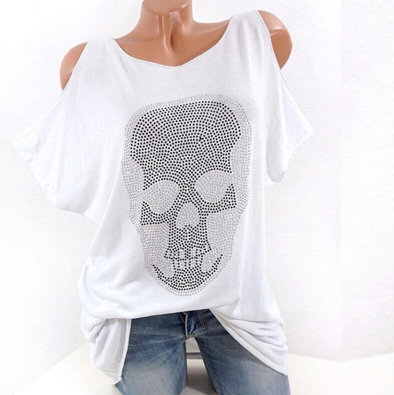 Jean – Dames T-Shirt met Schedelontwerp