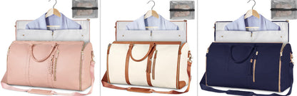 Lauren – Grote Capaciteit Reis-Duffle-Tas voor Vrouwen, Vouwbare Pak Tas, Waterdichte Kleding Tassen
