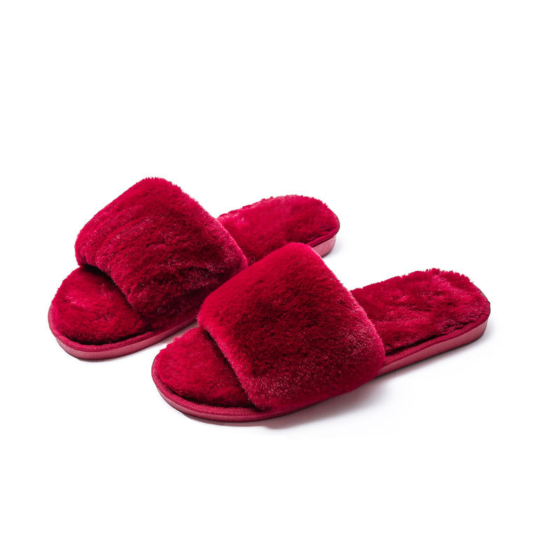 Karen – Fleece Pantoffels van Katoen