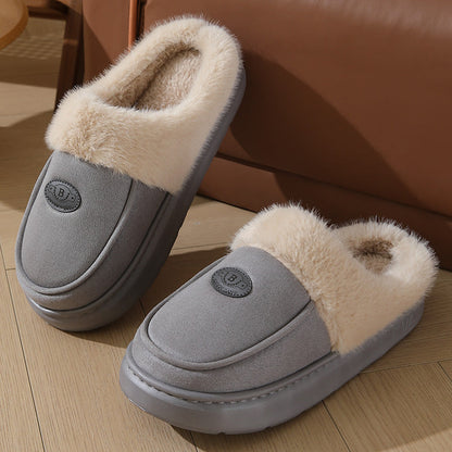 Percy – Warme Heren-Hausschoenen van Premium Vegan Suède