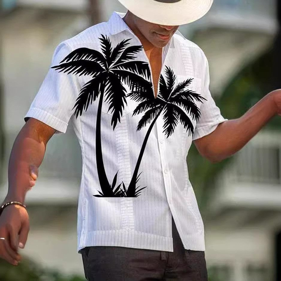 Samuel – 3D Zomer Casual Bedrukt Hawaiian Shirt voor Heren