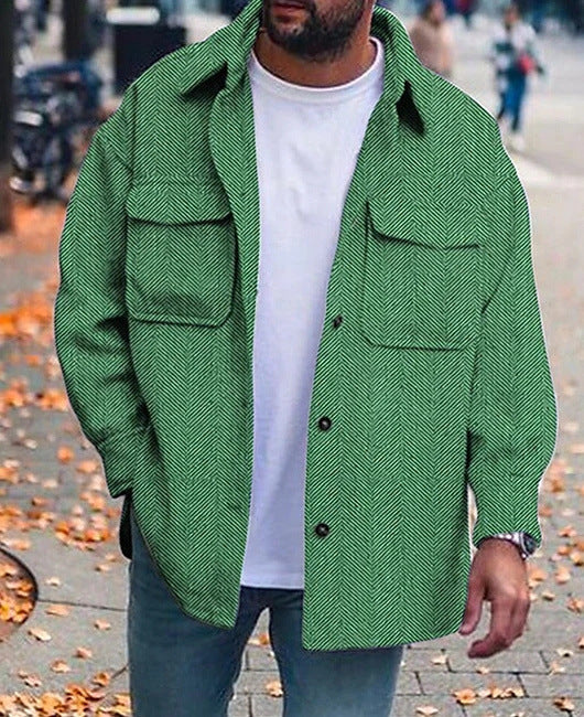 Glenn – Herenmantel met Polokraag