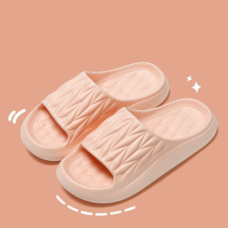 Sharon – Rutschvaste Zomerslippers met Bladstructuur