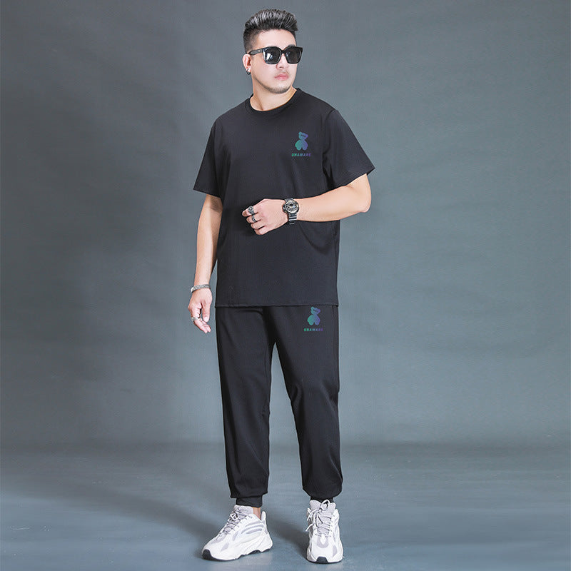 Joe – Oversized T-Shirt en Broek Twee-delig Casual Sportpak