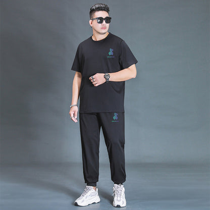 Joe – Oversized T-Shirt en Broek Twee-delig Casual Sportpak