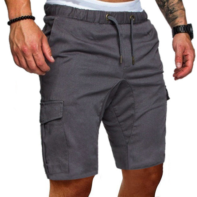 James – Strakke Elastische Heren-Cropped-Shorts