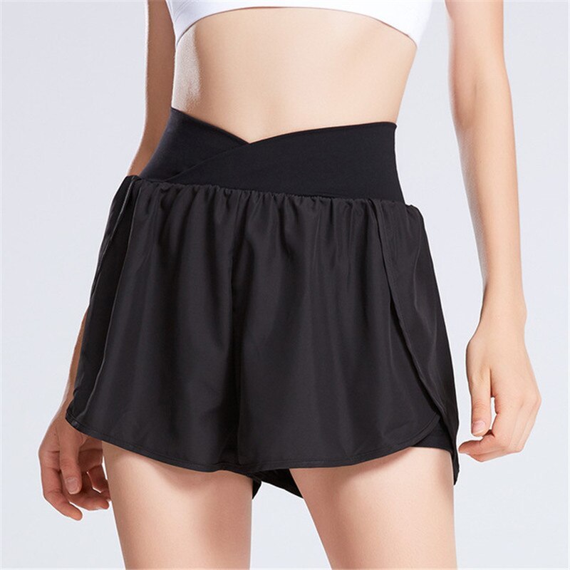 Vanessa – Luchtige Vegan Leren Gymshorts voor de Zomer