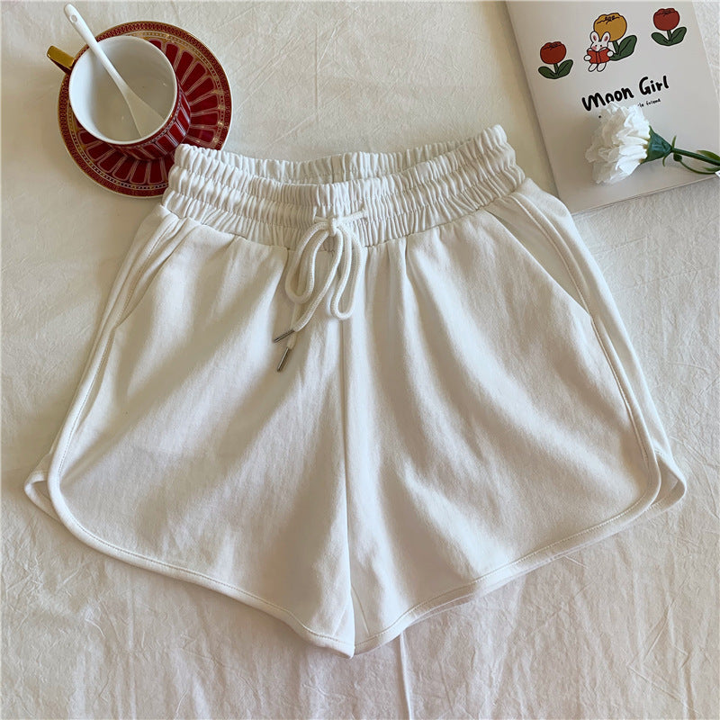 Calvin – Korte Sportshorts met Hoge Taille