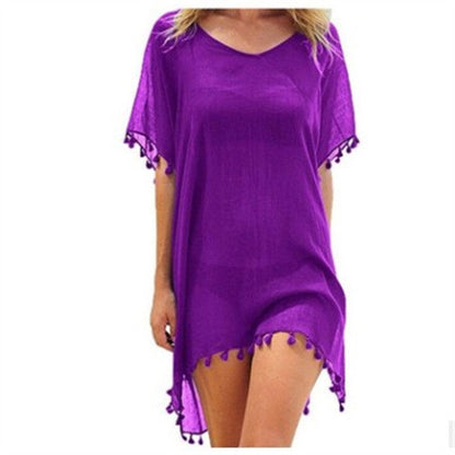 Tamara – Losse Chiffon Tuniek voor het Strand