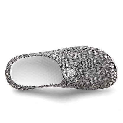 Fiona – Vegan Leren Damespantoletten met Uitsnijdingen